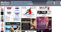 Desktop Screenshot of mid-atlanticdancenews.com