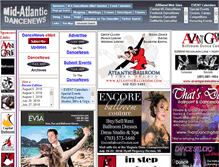 Tablet Screenshot of mid-atlanticdancenews.com